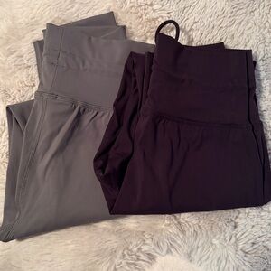 Gray and Sage Leggings Set